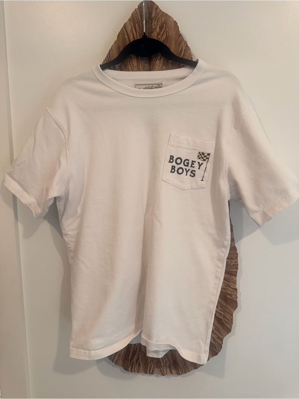 Bogey Boys Men's White Pocket T-Shirt